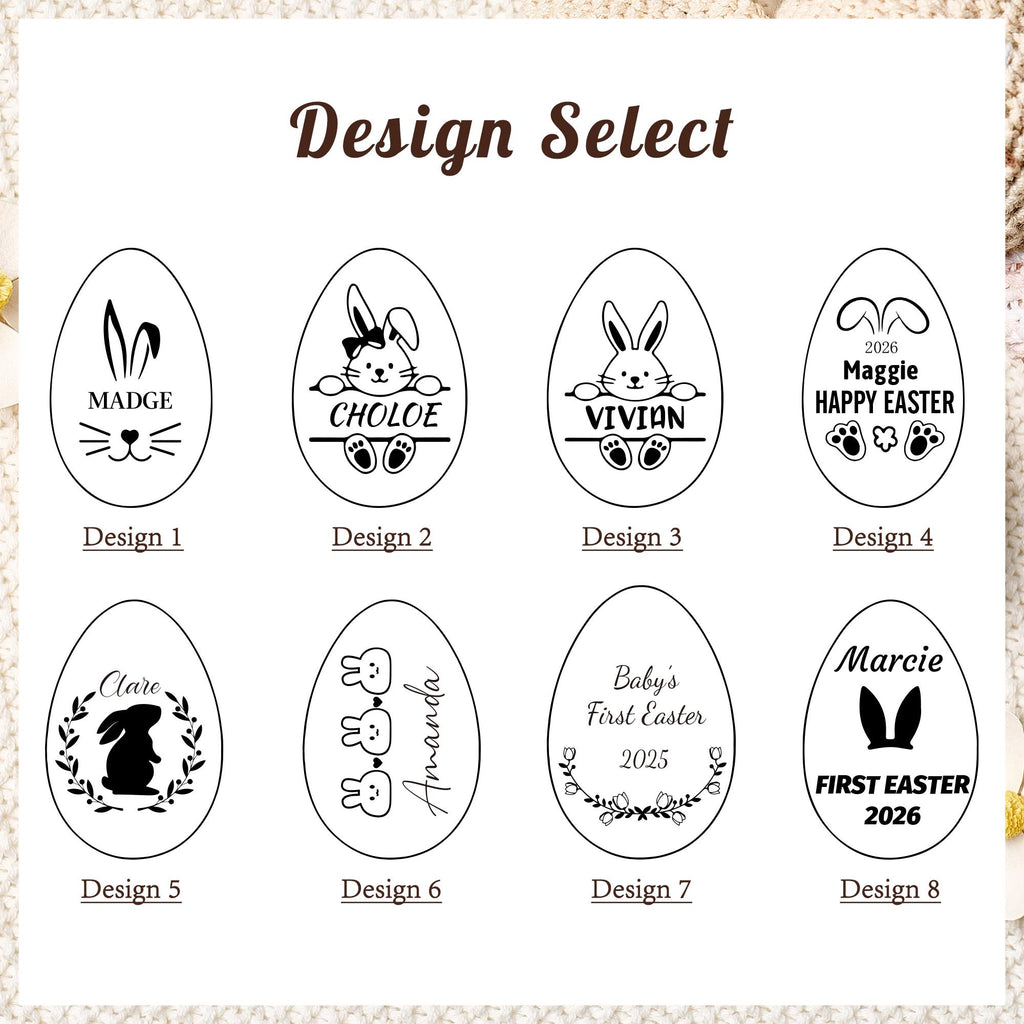 Personalized Wooden Easter Egg Shakers, Baby First Easter, Kids Easter Egg Hunt Gifts, Engraved Name, Montessori Toddler Toy, Baby Rattle