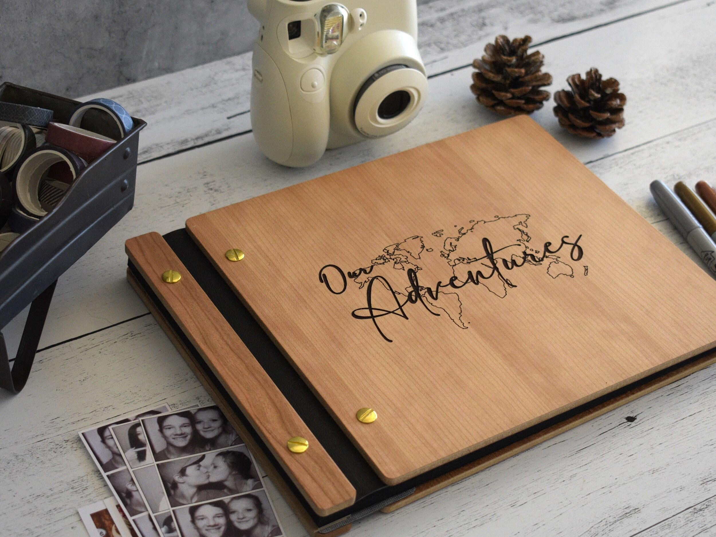 Adventure Book Scrapbook Couples Gift for Boyfriend, Anniversary Gifts Couples, Personalized Gift, Valentines Day Gift for Him