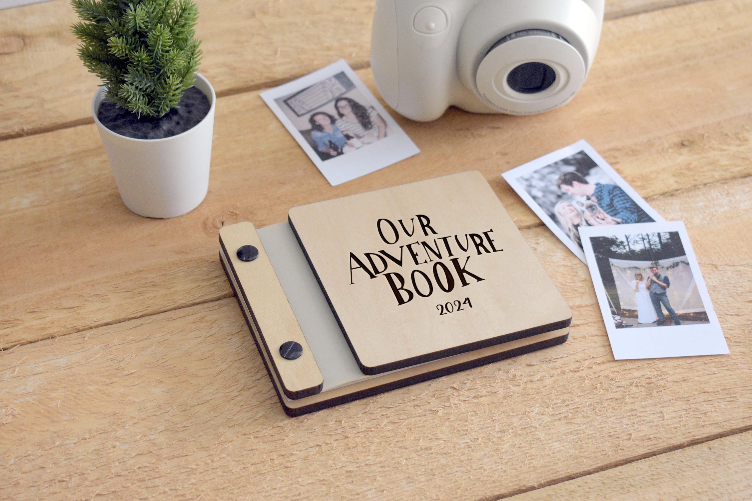 Our Adventures Book Scrapbook Album Travel Scrapbook Gifts for Him Personalized Gifts for Boyfriend Adventure Photo Album Gift for Her