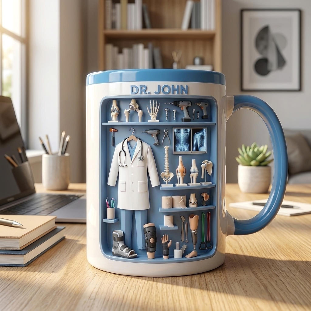 Personalized Celebrate Your Medical Journey Mug, Tumbler, Graduation Gifts for Orthopedic Student, Gift for Doctors and Med Students