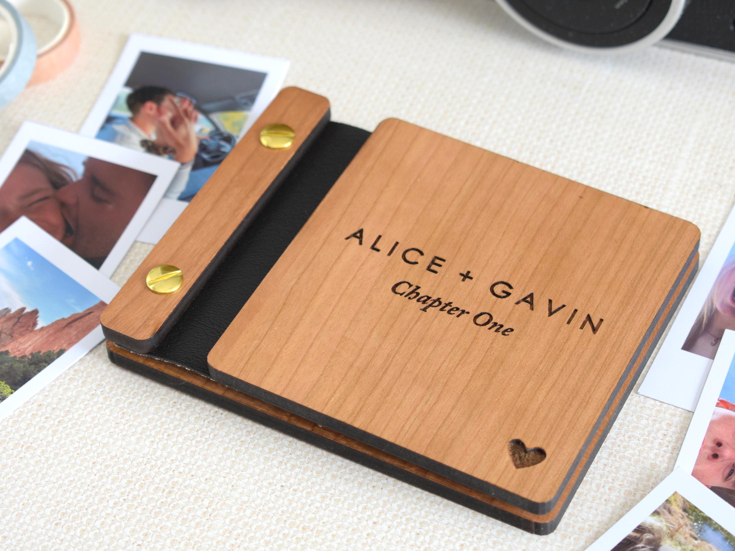 Personalized Anniversary Photo Album, Valentines Gift for Him, Anniversary Gift for Her, Couples Gift, Birthday Gifts for Boyfriend