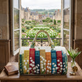 Quilted Book Lover Duffle Bag – Vintage Floral Library Travel Weekender Tote, Bookish Aesthetic Overnight Bag, Reader Gift for Women. DBPETAL52