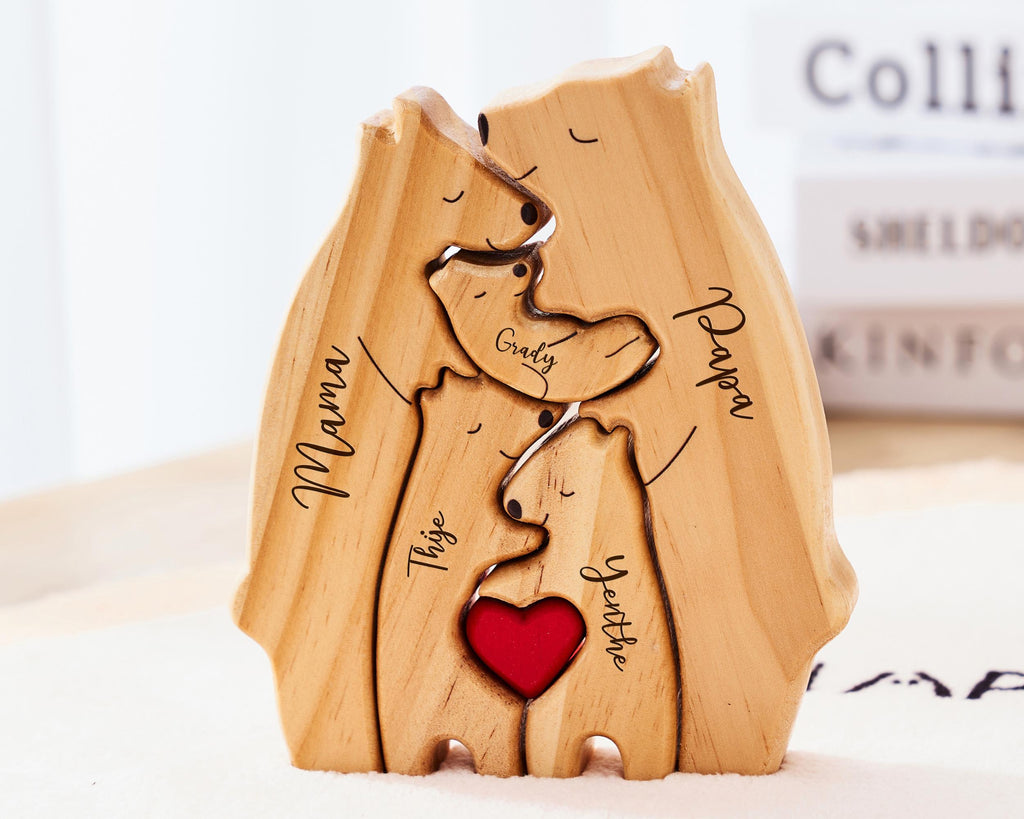 Custom Family Name Puzzle,mother's Day Gift,home Decor Gift for Family,custom Keepsake Gift for Parents,personalized Family Puzzle