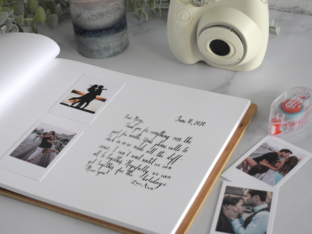 Adventure Book Scrapbook Valentines Scrapbook Gift for Him and Her Adventure Album Valentines Gift