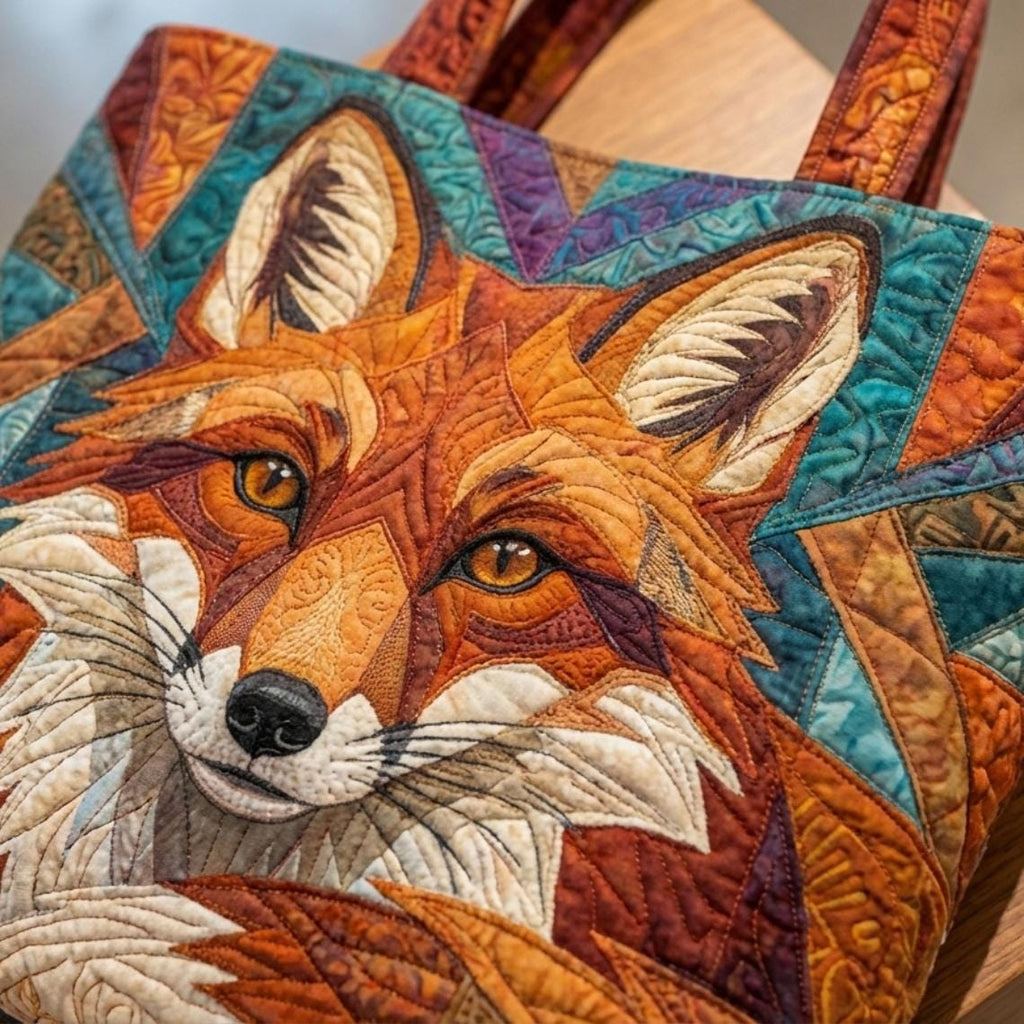 Custom Pet Portrait Tote Bag From Photo _ Personalized Quilted Style Art Bag _ Colorful Patchwork Dog or Cat Mom Gift
