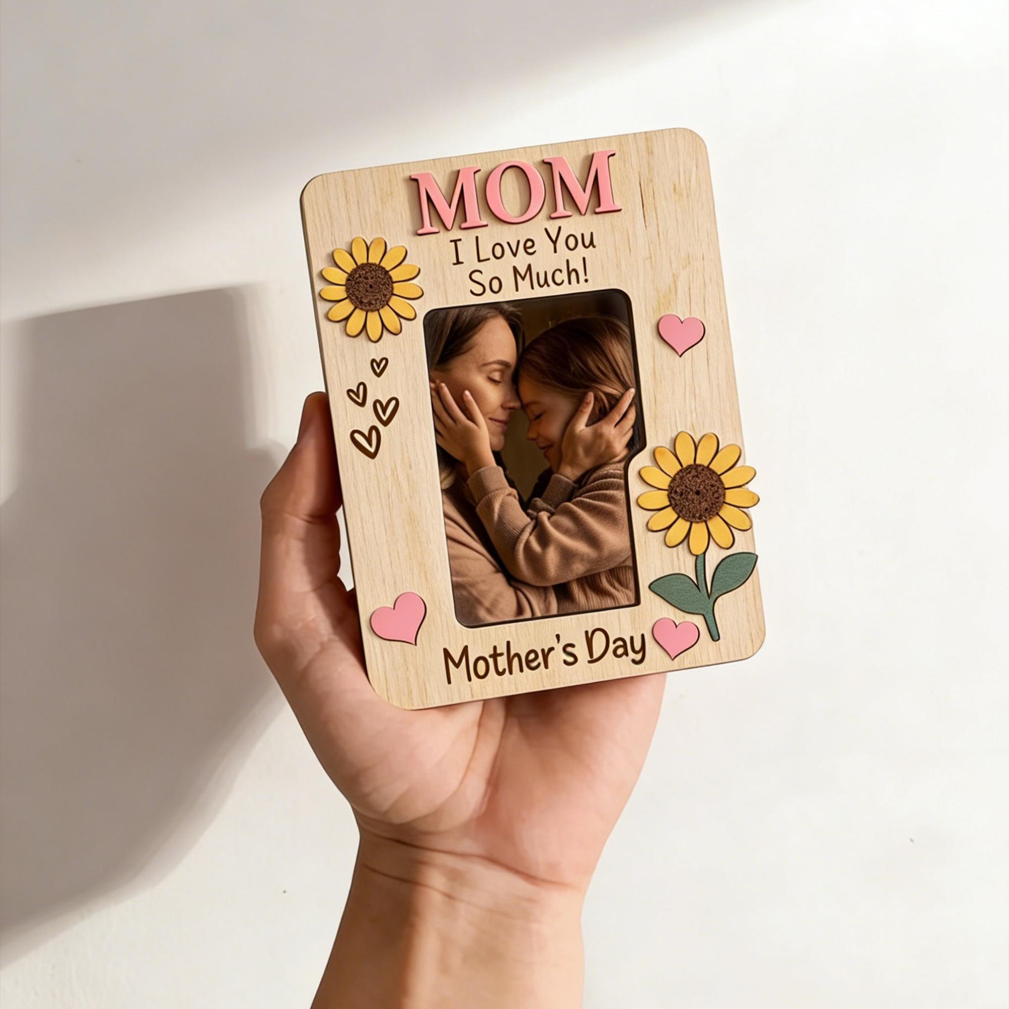 I Love You Photo Magnet _ Perfect Gift Photo Frame _ Gift for Mom _ Grandma _ Mothers Day Picture Frame _ Fridge Magnet _ Birthday Gifts