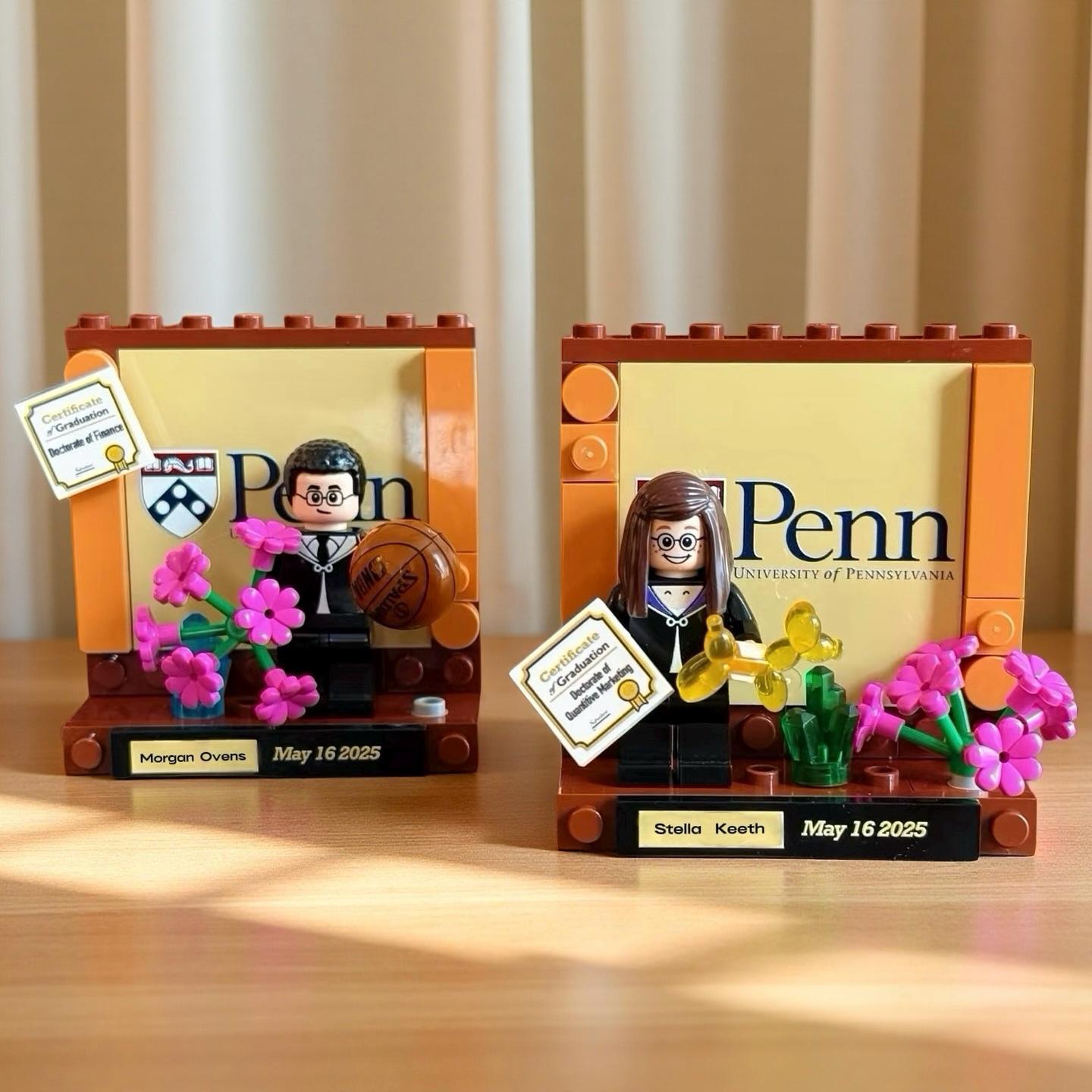 Personalised Graduation Figurine Gifts,Custom Text building blocks,Graduation Gift for Boyfriend,Son,Kids,friend,Desk decor,Eternal Keepsake