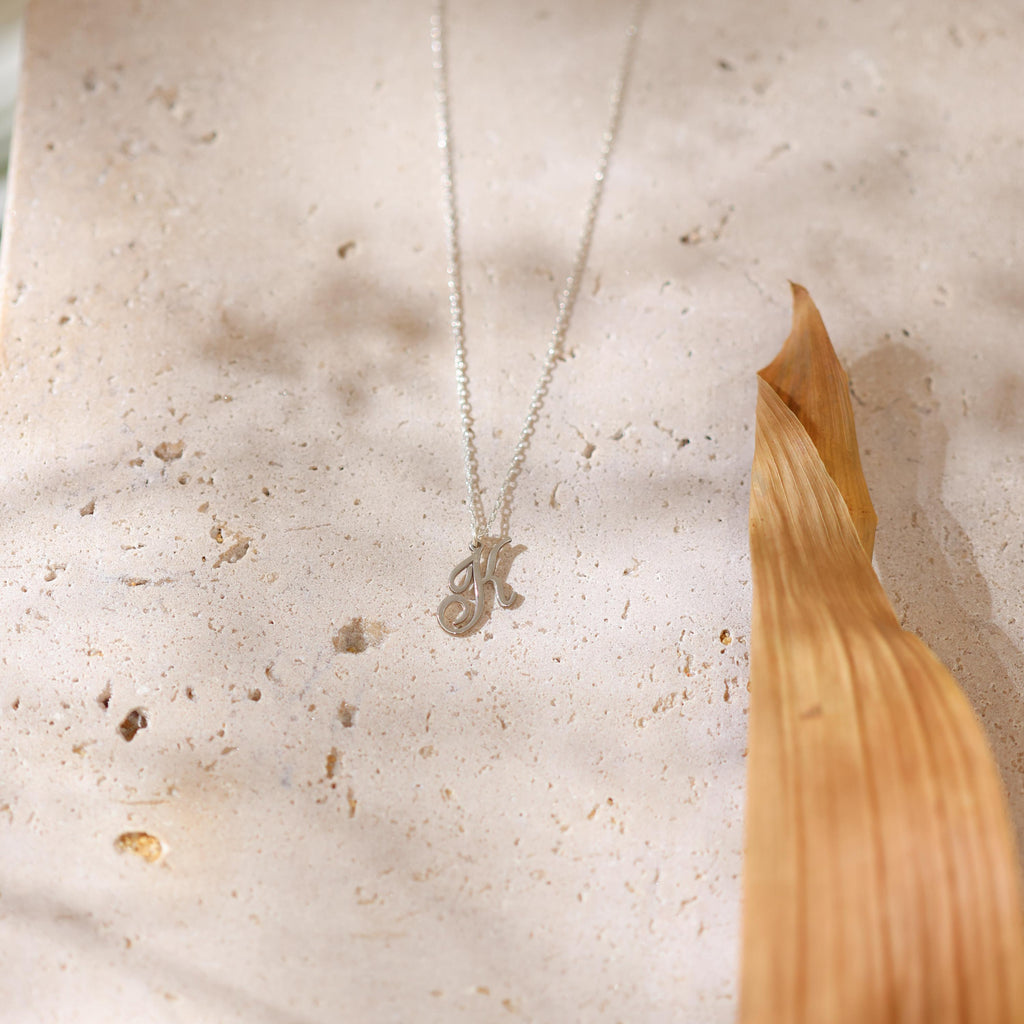 Personalized Signature Letter Necklace, Custom Script Initial Jewellery, Gift for Her or Mom Jewellery