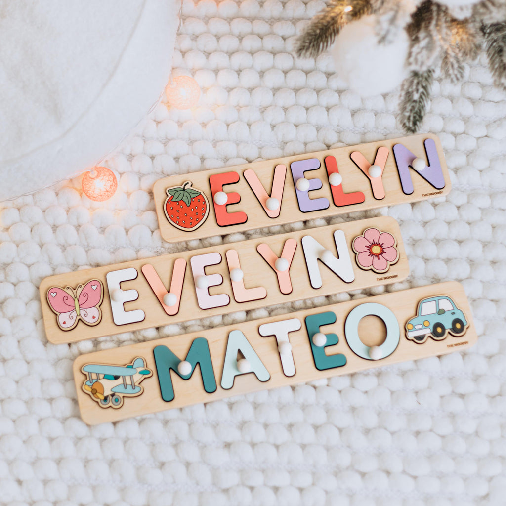 Wooden Name Puzzle. Personalized Name Puzzle. Custom Gifts for Kids. New Baby Gift. Baby Girl Nursery Decor. Nephew Gift. Baby Keepsake.
