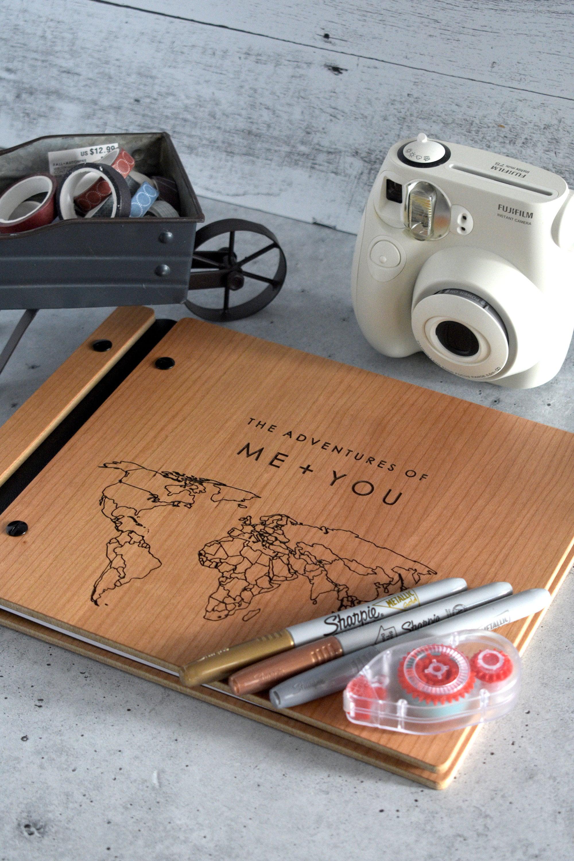 Adventure Book Scrapbook Couples Gift for Boyfriend, Anniversary Gifts Couples, Personalized Gift, Valentines Day Gift for Him