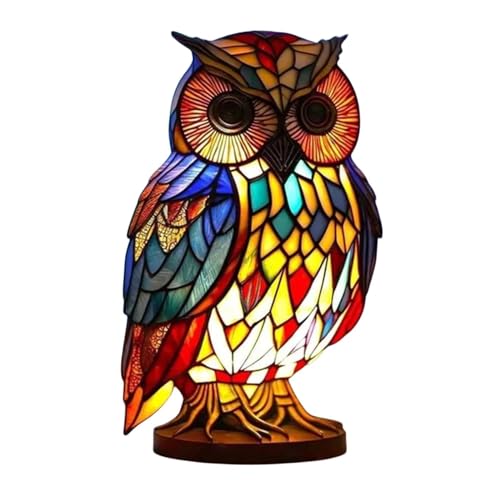 Baxtayel Animal Table Lamp Bohemian Resin Decorative Lamp Animal Series Night Light Decoration Lamp for Bedroom Living Room Home Office Decor Gift