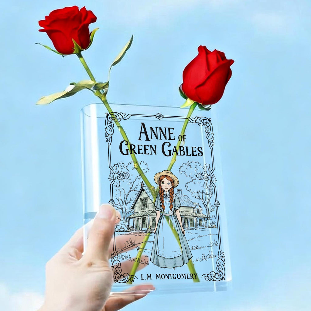 Anne of Green Gables Acrylic Bookish Vase, Bookish Gifts for Special Occasions, Mother's Day Gift 2026, Home Decor Gifts for Book Lovers
