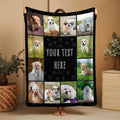 Custom Pet Blanket, Custom Blanket With Pet Photo, Custom Pet Blanket With Pet Name, Gift for Pet Lovers, Memorial Pet Face, Dog Remembrance