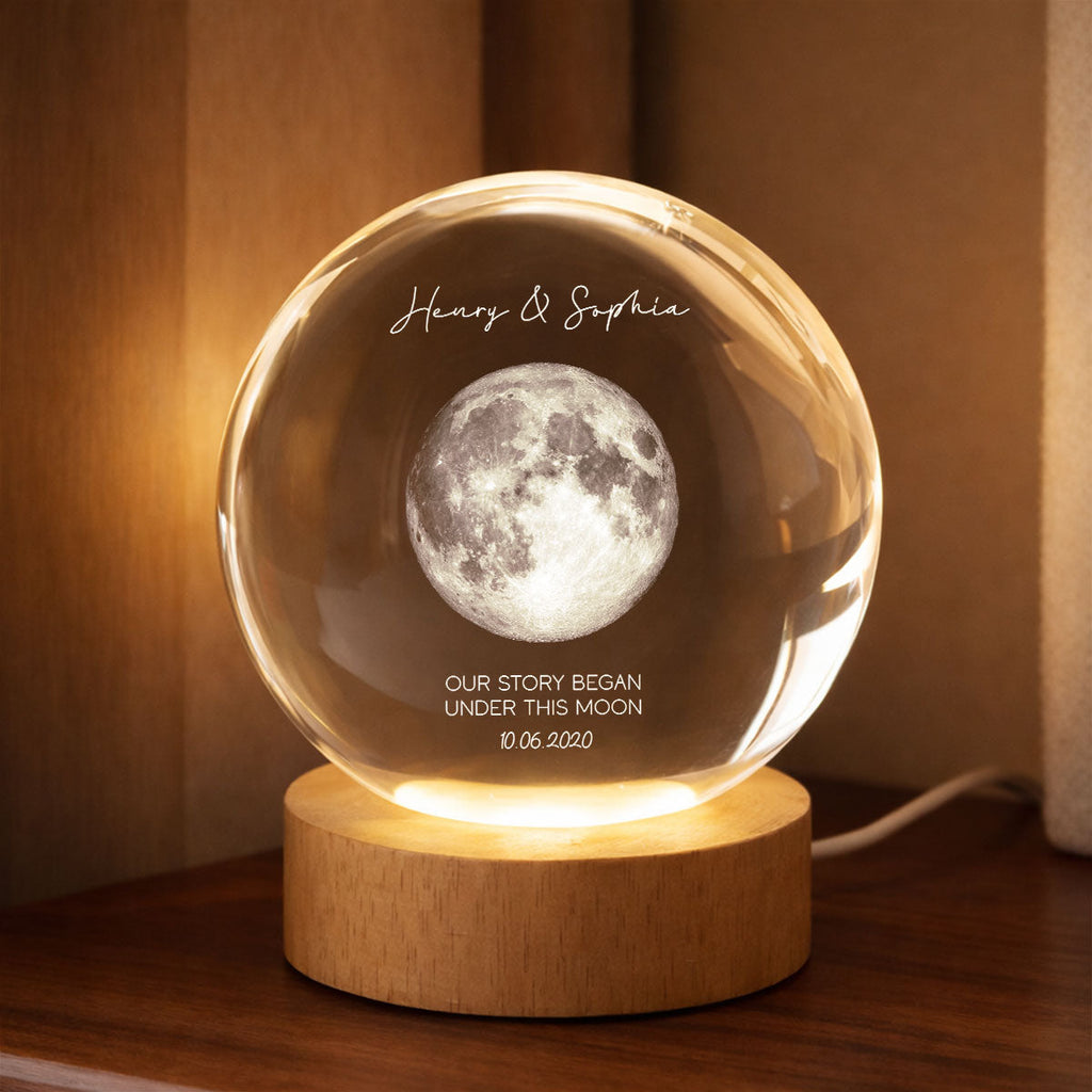 This is What the Moon Looks Like on Our Special Day - Personalized Cry, Moon Phase Print, Valentines Day Wedding Anniversary Gift For Couple