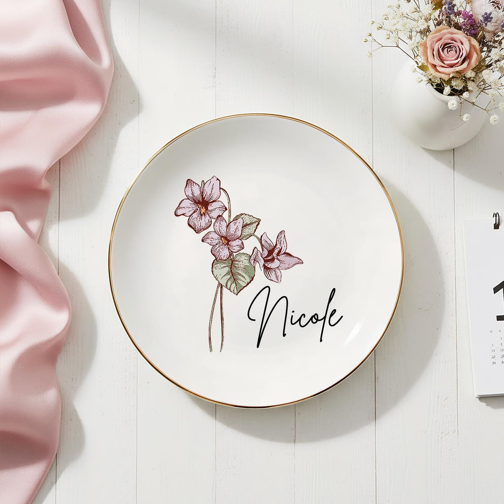 Custom Bridesmaid Gifts,friendship Trinket Dish,bridesmaid Jewelry Dish,best Friends Gifts,flower Ring Dish,friendship Gifts,wedding Gifts