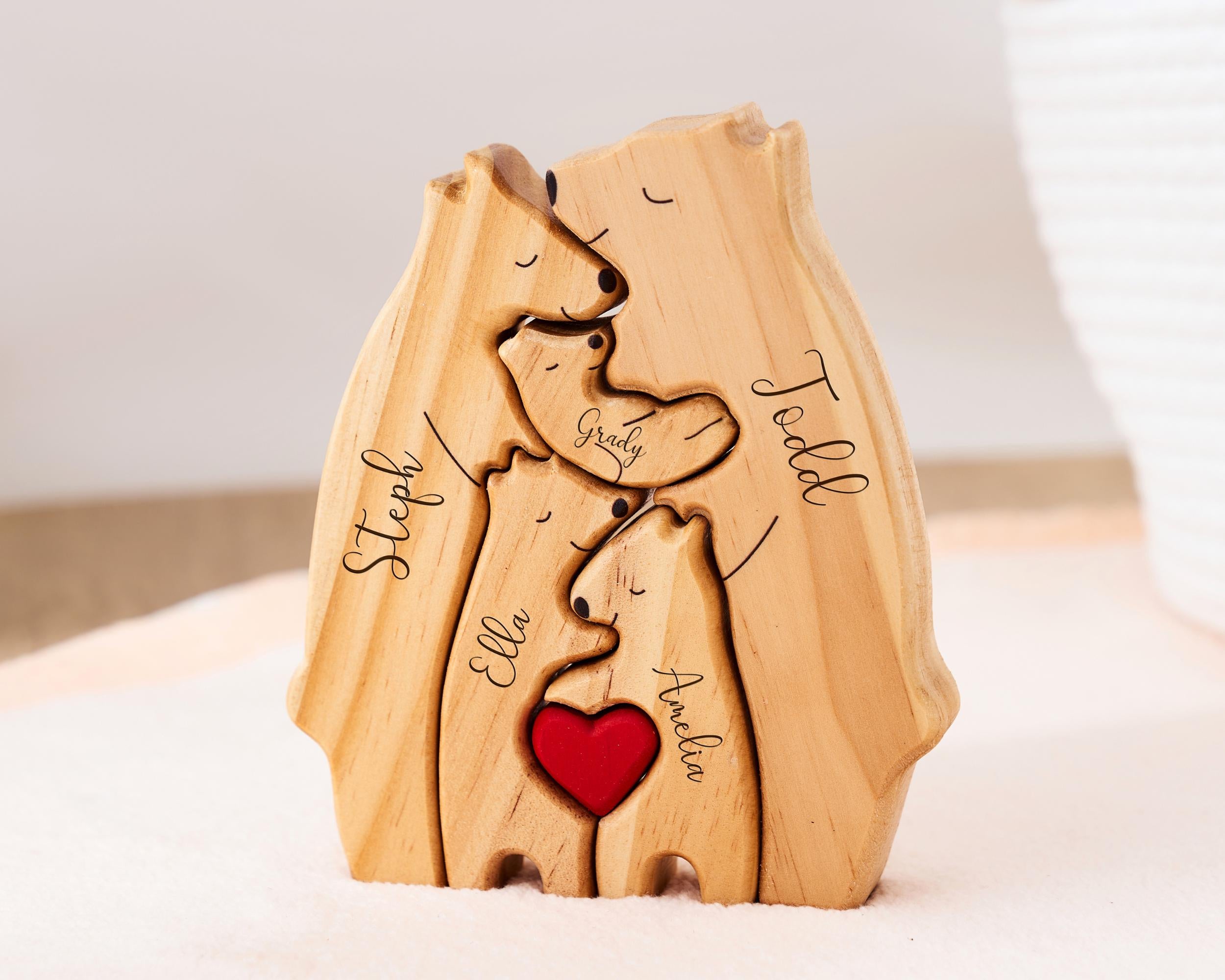 Custom Family Name Puzzle,mother's Day Gift,home Decor Gift for Family,custom Keepsake Gift for Parents,personalized Family Puzzle