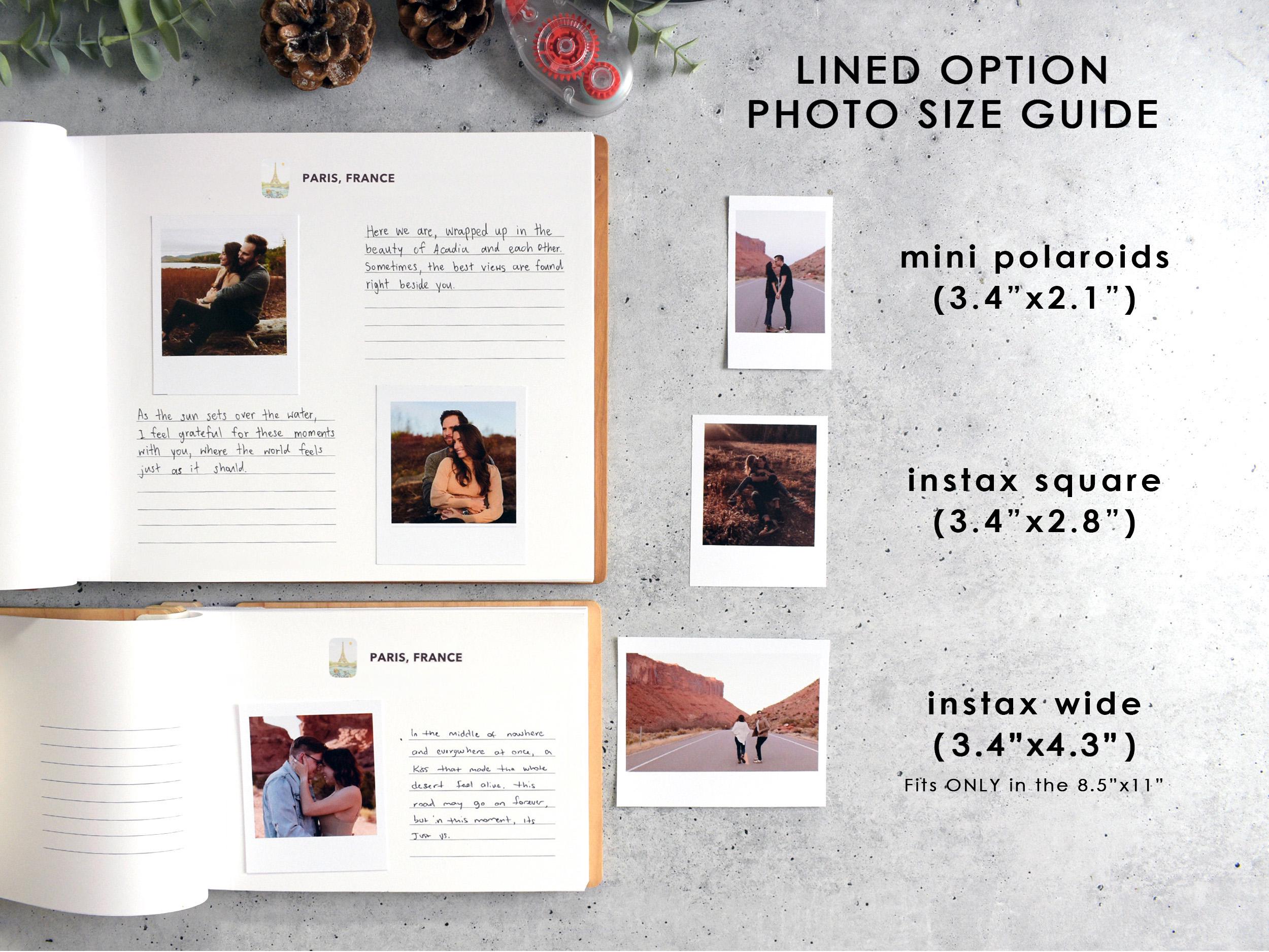 World Bucket List Adventure Book, Personalized Travel Scrapbook, Unique Valentines Gift, Couple Anniversary Gift for Her or Him