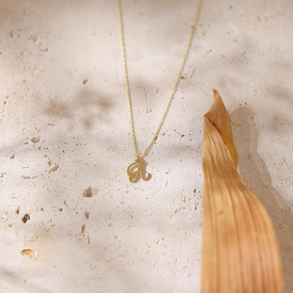 Personalized Signature Letter Necklace, Custom Script Initial Jewellery, Gift for Her or Mom Jewellery