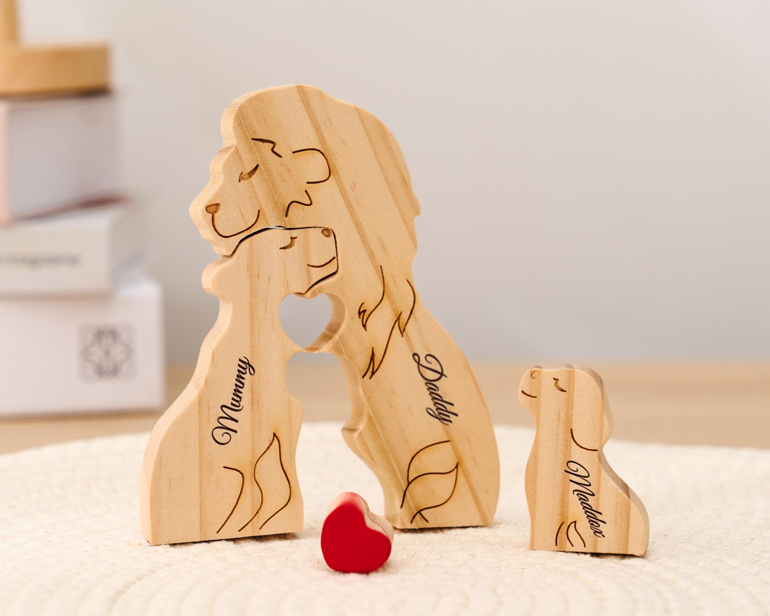 Custom Family Name Puzzle for Christmas Gift,home Decor Gift for Family,custom Keepsake Gift for Parents,personalized Puzzle for New Home