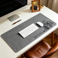 Personalized Dad We Love You Custom Photo Sketch Line Art Desk Mat,father’s Day Gift, Daddy & Kid Line Art Desk Pad,custom Leather Desk Mat