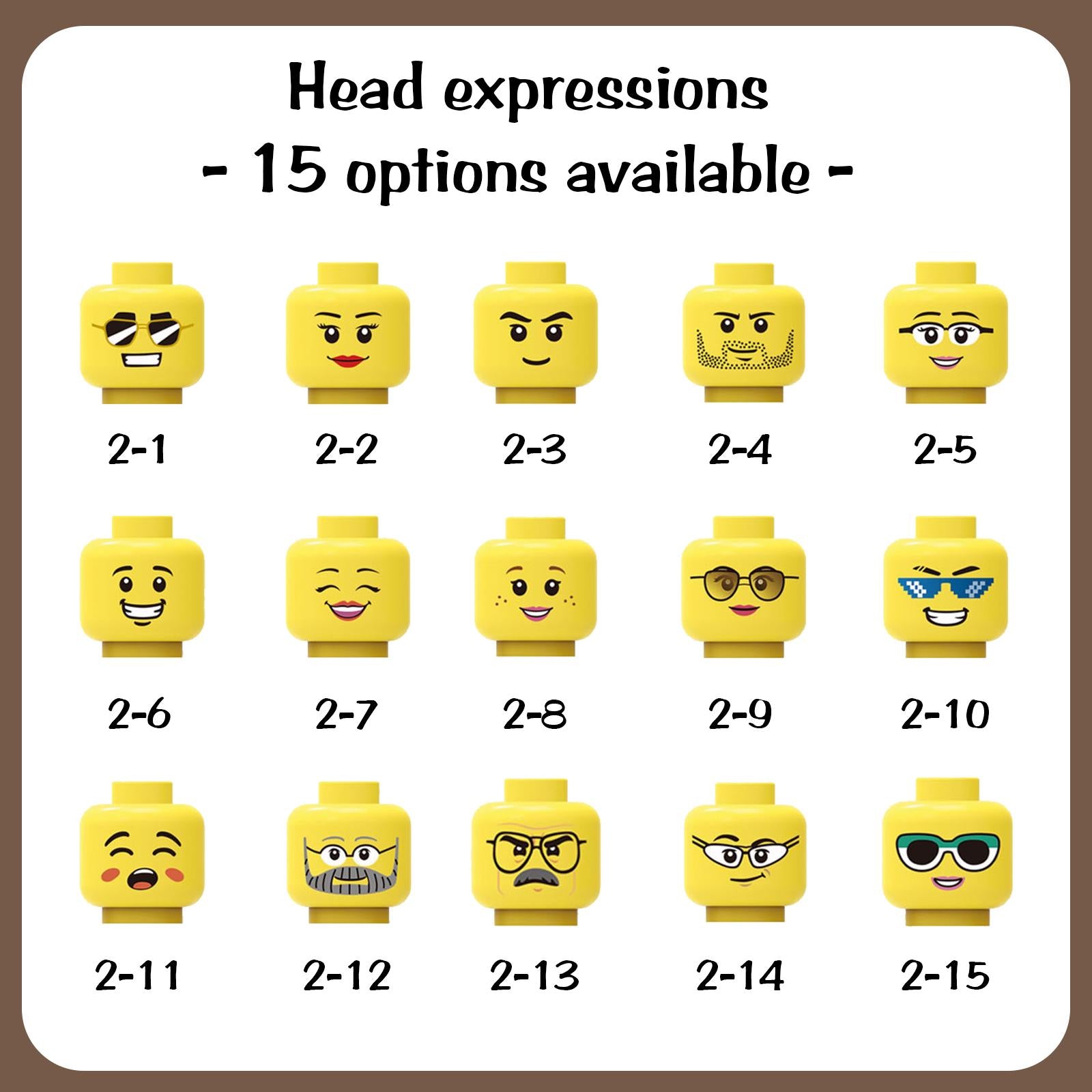 Custom Building Block Figurine Set | Personalized Couple Mini Figures | Valentine's, Wedding, Anniversary Gift