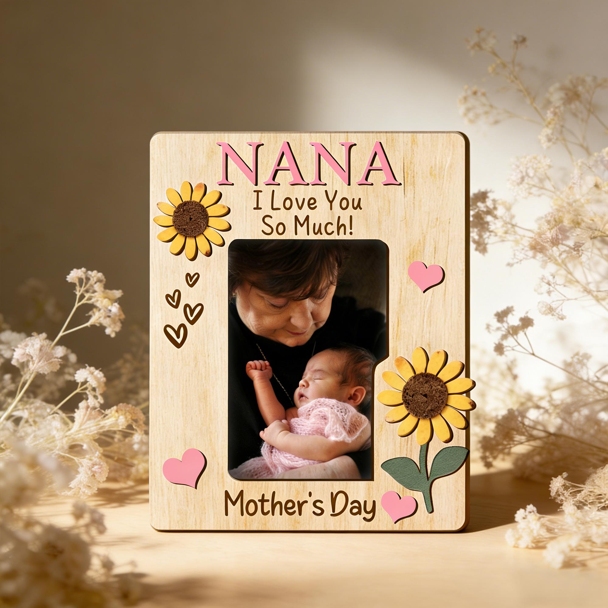 I Love You Photo Magnet _ Perfect Gift Photo Frame _ Gift for Mom _ Grandma _ Mothers Day Picture Frame _ Fridge Magnet _ Birthday Gifts