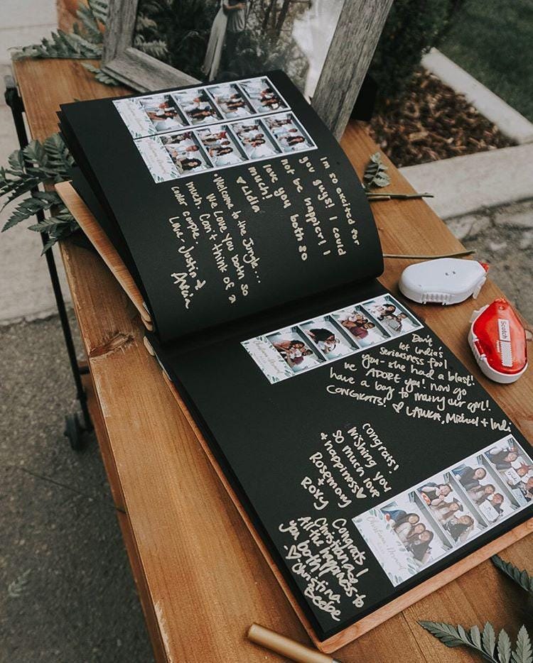 Personalized Anniversary Gifts for Him, Gifts for Her, One Year Anniversary Gift for Boyfriend, Couple Gifts, Anniversary Scrapbook Album