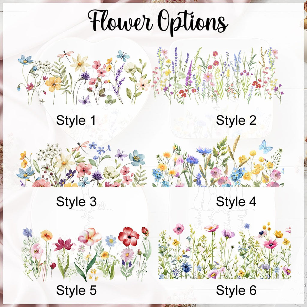 Personalized Cat Floral Ring Dish, Custom Cat With Name Jewelry Dish, Cat Lover Gift, Unique Christmas Present, Gift for Cat Owner Pet Lover