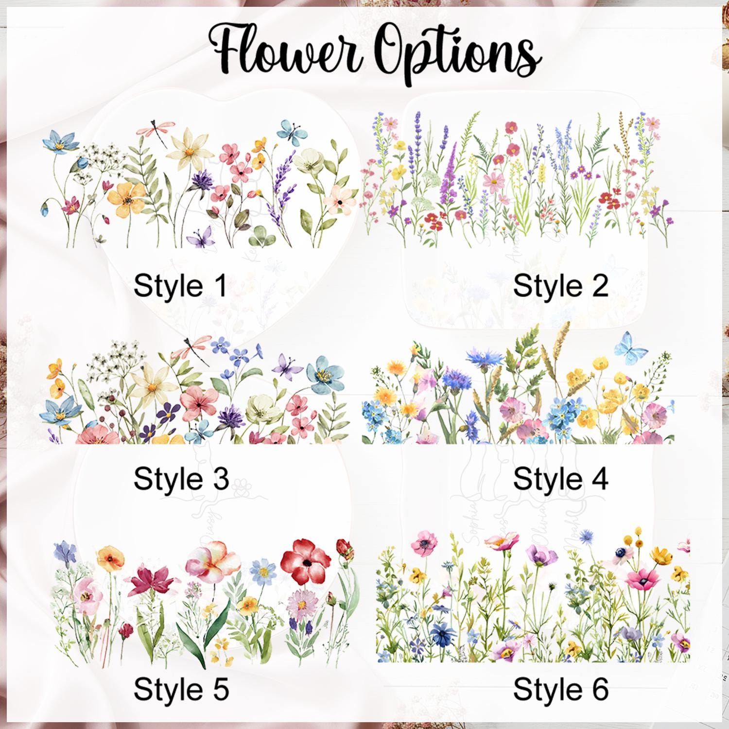 Personalized Cat Floral Ring Dish, Custom Cat With Name Jewelry Dish, Cat Lover Gift, Unique Christmas Present, Gift for Cat Owner Pet Lover