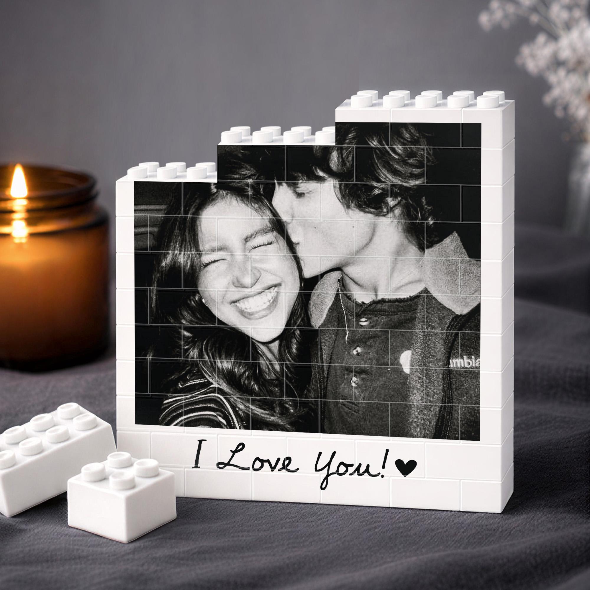 Custom Photo Building Blocks for Couple, Valentines Day Gift for Him, Gamer Boyfriend Valentines Gift, Gamer Husband Gift, Photo Puzzle Gift