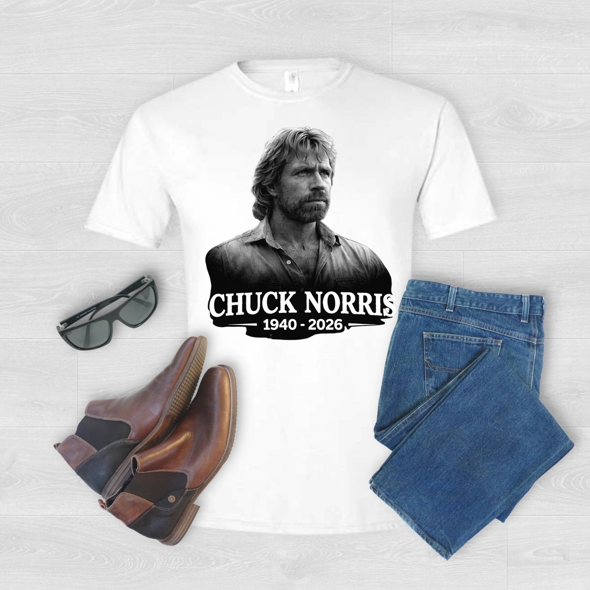 Chuck Norris Actor Movie Drama Television Series Fans Gift T-shirt, Chuck Norris Legend Shirt, RIP Chuck Norris