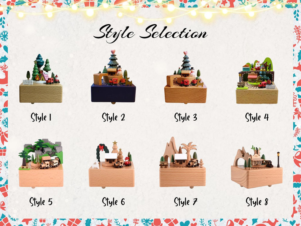 Personalized Wooden Handmade Music Box, Custom Musical Toy for Kids, Baby Shower Gift, Toddlers Gift, Toys for Kids, Train Music Box