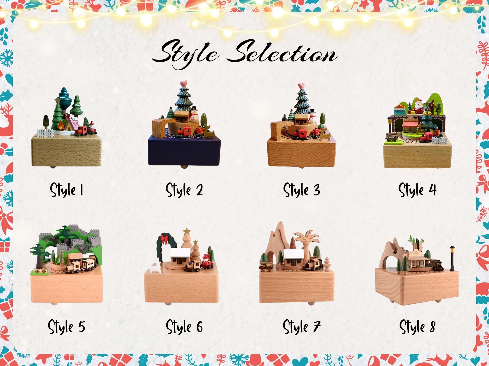 Personalized Wooden Handmade Music Box, Custom Musical Toy for Kids, Baby Shower Gift, Toddlers Gift, Toys for Kids, Train Music Box