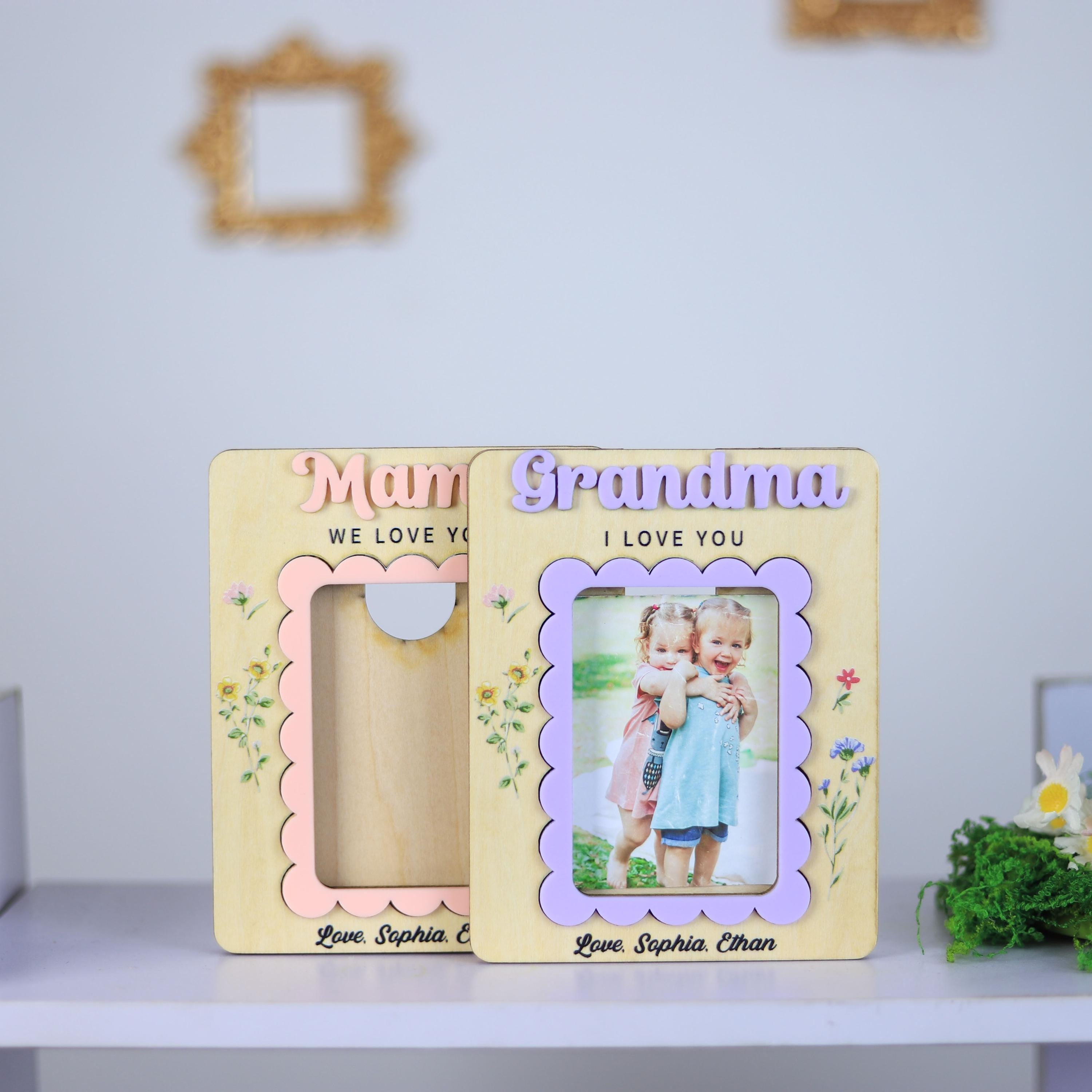 I Love You Photo Magnet _ Perfect Gift Photo Frame _ Gift for Mom _ Grandma _ Mothers Day Picture Frame _ Fridge Magnet _ Birthday Gifts