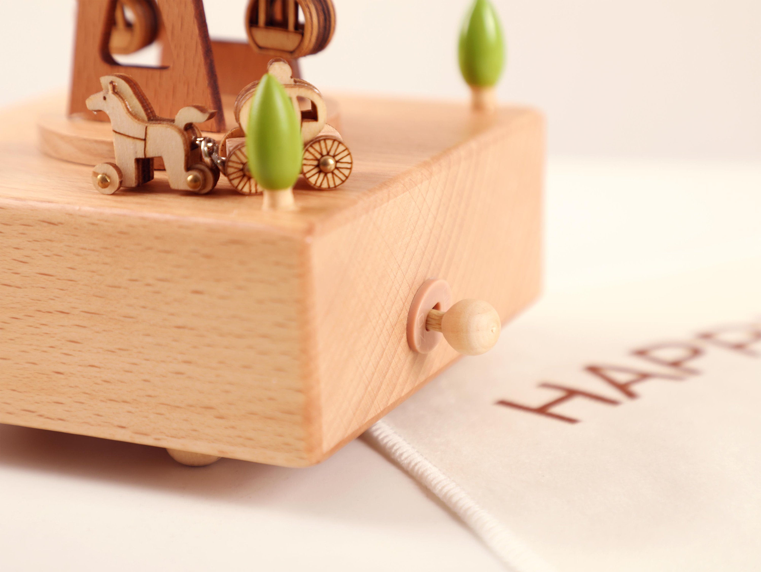 Ferris Wheel Birthday Music Box, Wooden Music Box, Custom Wooden Handmade Music Box, 1st Birthday, Personalised Music Box Gift, Baby Gift