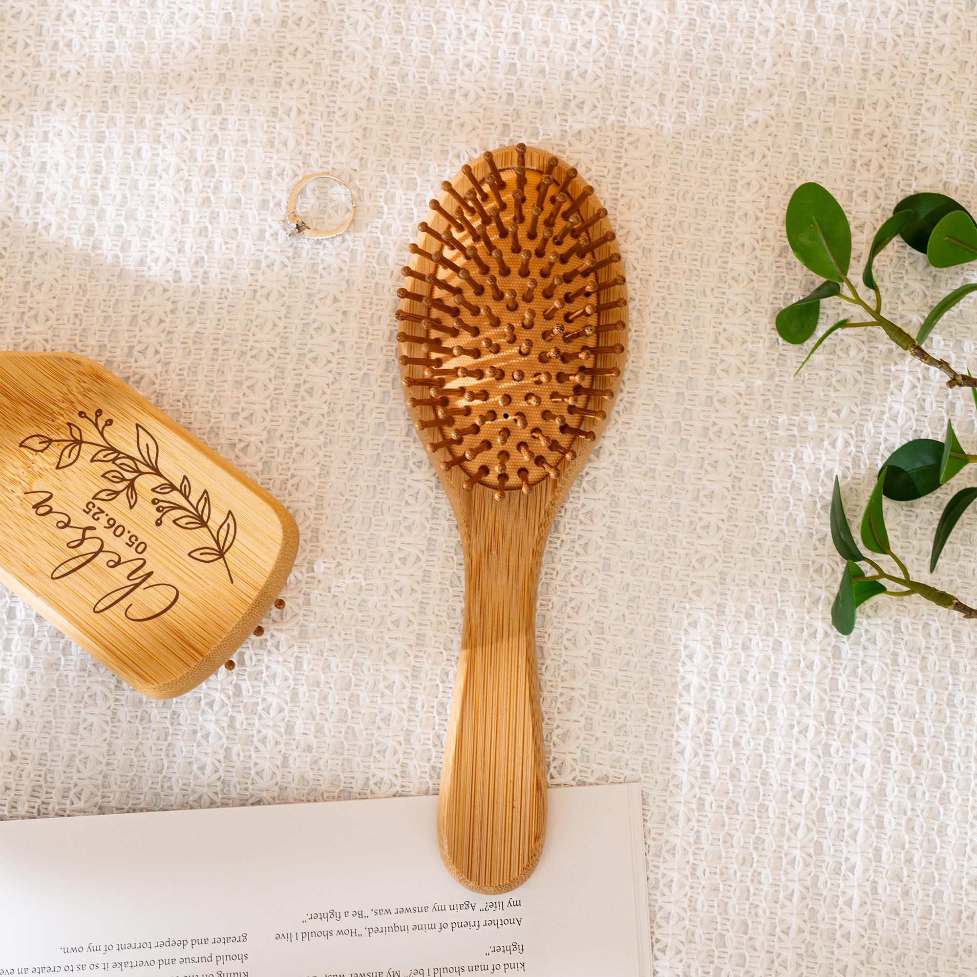 Custom Handmade Bridesmaids Airbag Brush,Personalised Name Comb,Birthday Wedding Gift For Her,Bridal Shower Gift,Gift for Girl,Mom Hairbrush