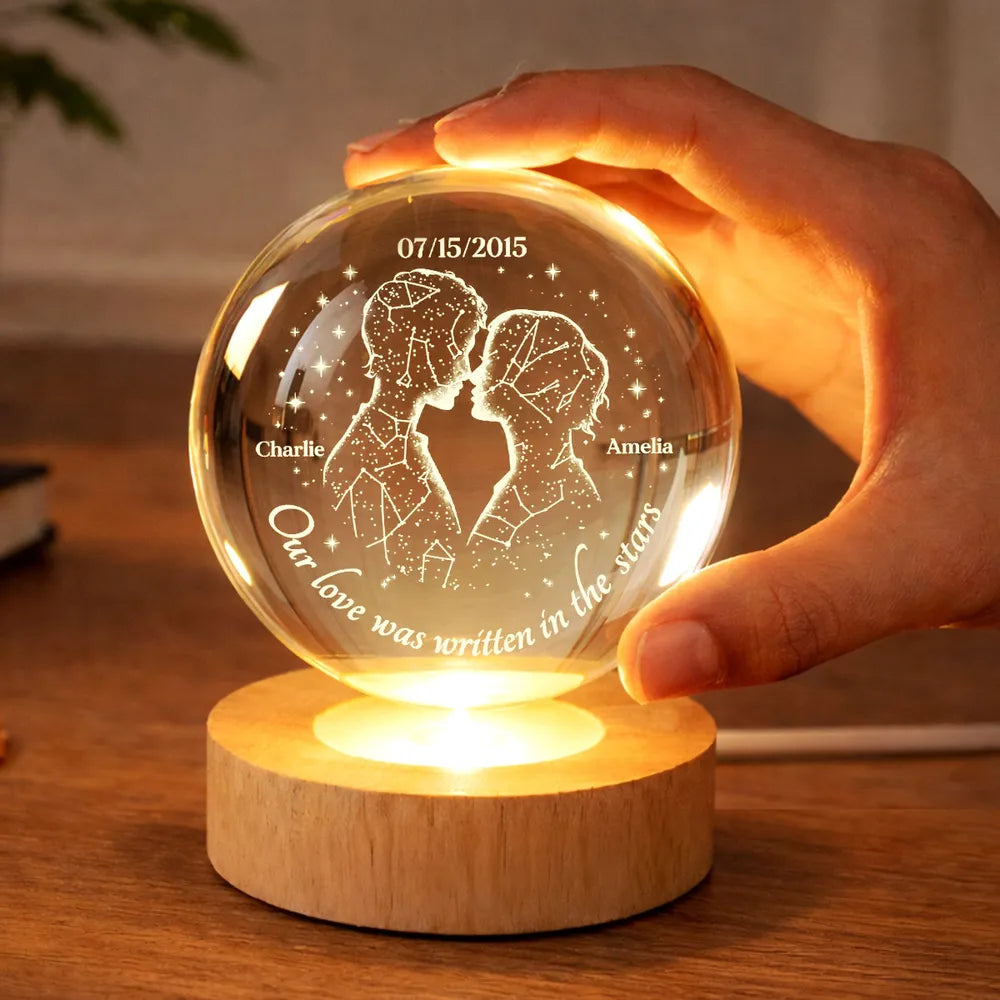 Our Love Was Written in the Stars Custom Star Map by Date, Personalized Magical Gift for Her/Him Birthday, Anniversary Memorial Keepsake Night Lamp Decor