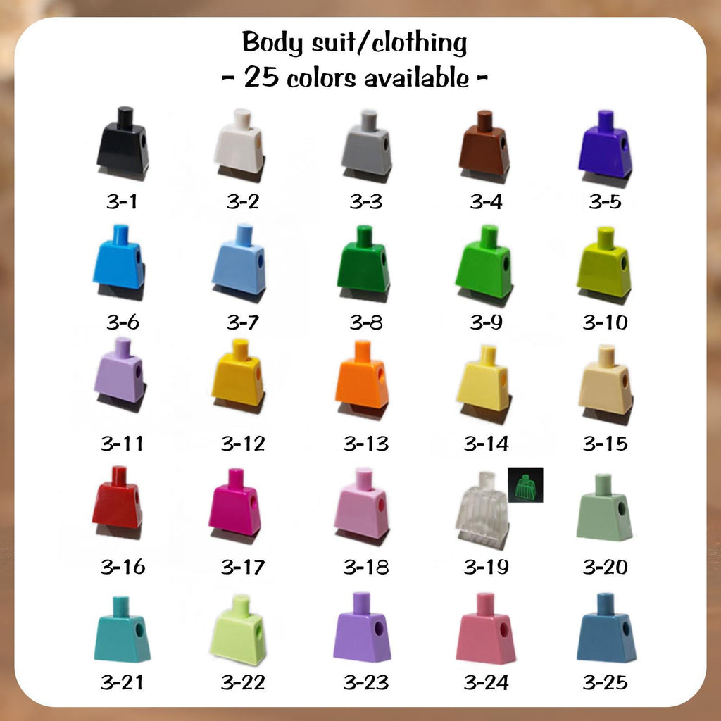 Custom Building Block Figure Set - Personalized Couple, Family & Pet Mini Figurines in Display Case | Valentine's, Wedding, Anniversary Gift