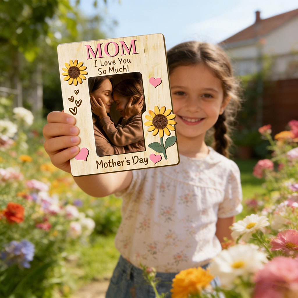 I Love You Photo Magnet _ Perfect Gift Photo Frame _ Gift for Mom _ Grandma _ Mothers Day Picture Frame _ Fridge Magnet _ Birthday Gifts