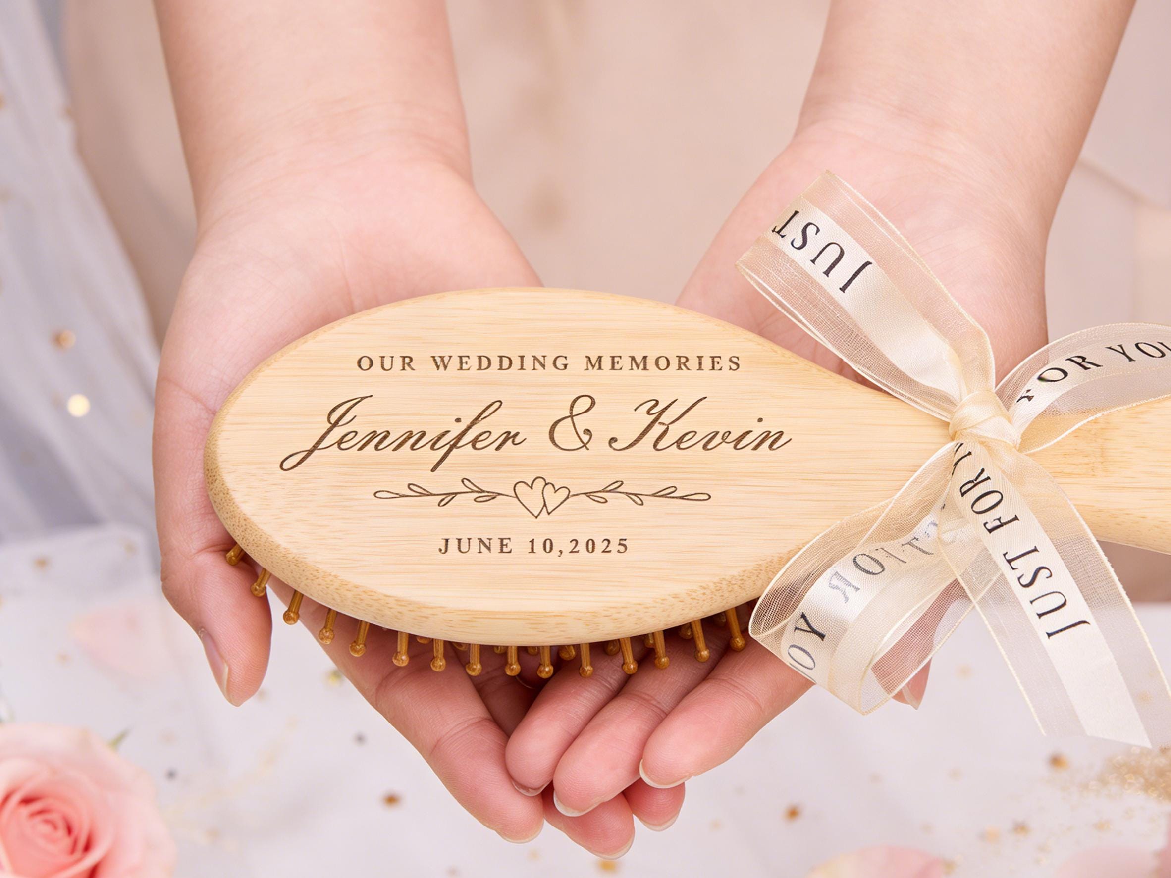 Bridesmaid Name Wood Comb,custom Wedding Party Gift,bridesmaid Hair Comb,engraved Commemorative Combs,bridesmaid Proposal Gifts,anniversary