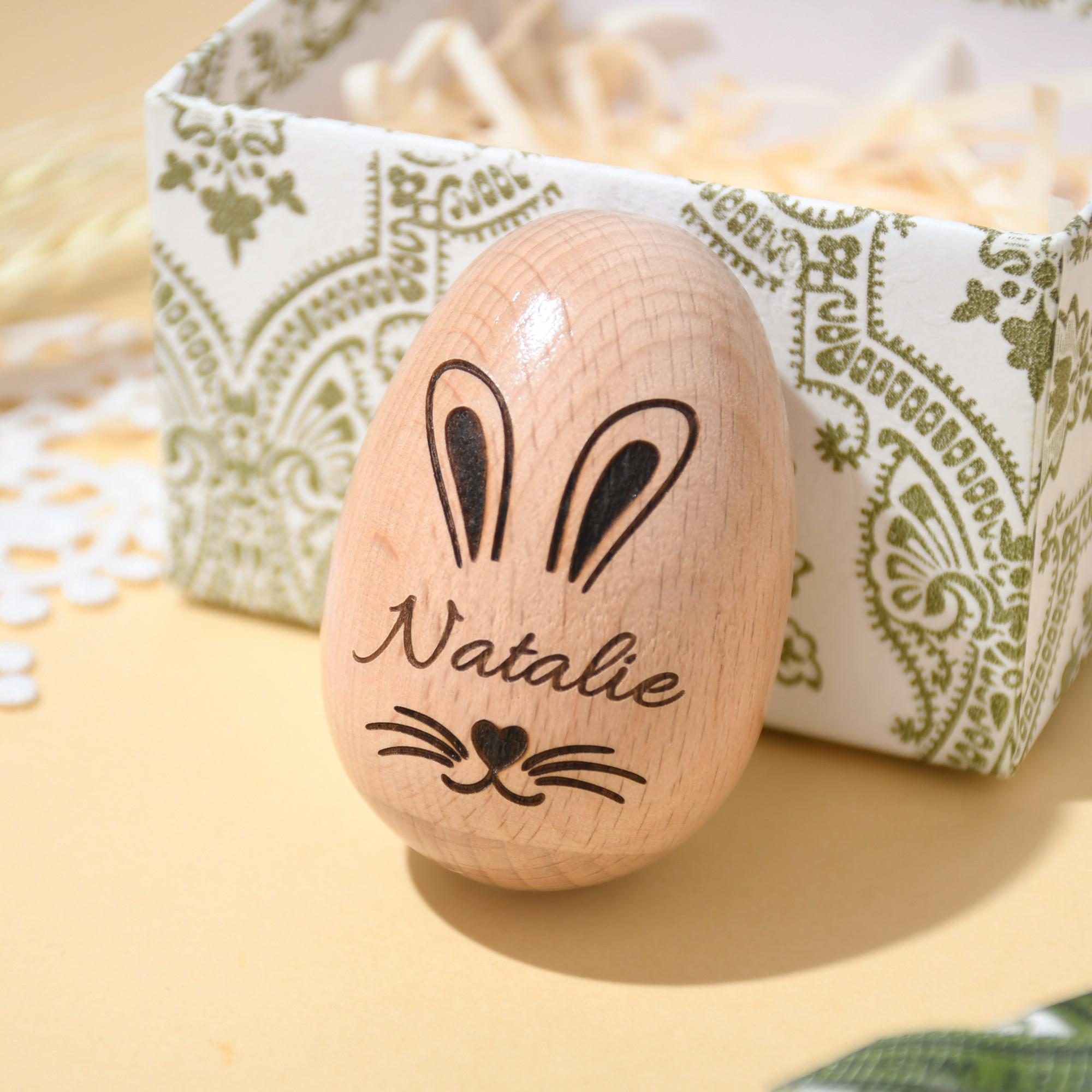 Personalized Musical Easter Egg, Engraved Easter Egg Name Shaker Gift, Easter Shaker Egg for Kids, Easter Rattle Baby Gift, 1st Easter Gift
