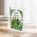 Little Women Book Vase, Classic Literature Acrylic Flower Vase, Literary Gift for Reader, Book Lover Gift, Louisa May Alcott Bookish Decor