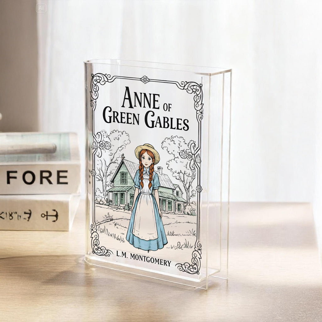 Anne of Green Gables Acrylic Bookish Vase, Bookish Gifts for Special Occasions, Mother's Day Gift 2026, Home Decor Gifts for Book Lovers