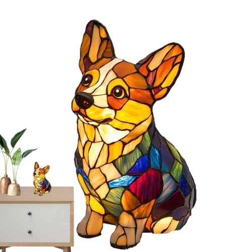 Mosaic Dog Night Light, Modern Desk Lamp, Room Decor, Modern Desk Lamp, Room Decor, Mosaic Table Lamp, Room Decor, Puppy Night Light Decor, Cute Dog Table Lamp, Pet Lover Gift, Nursery & Bedroom Light, Night Light