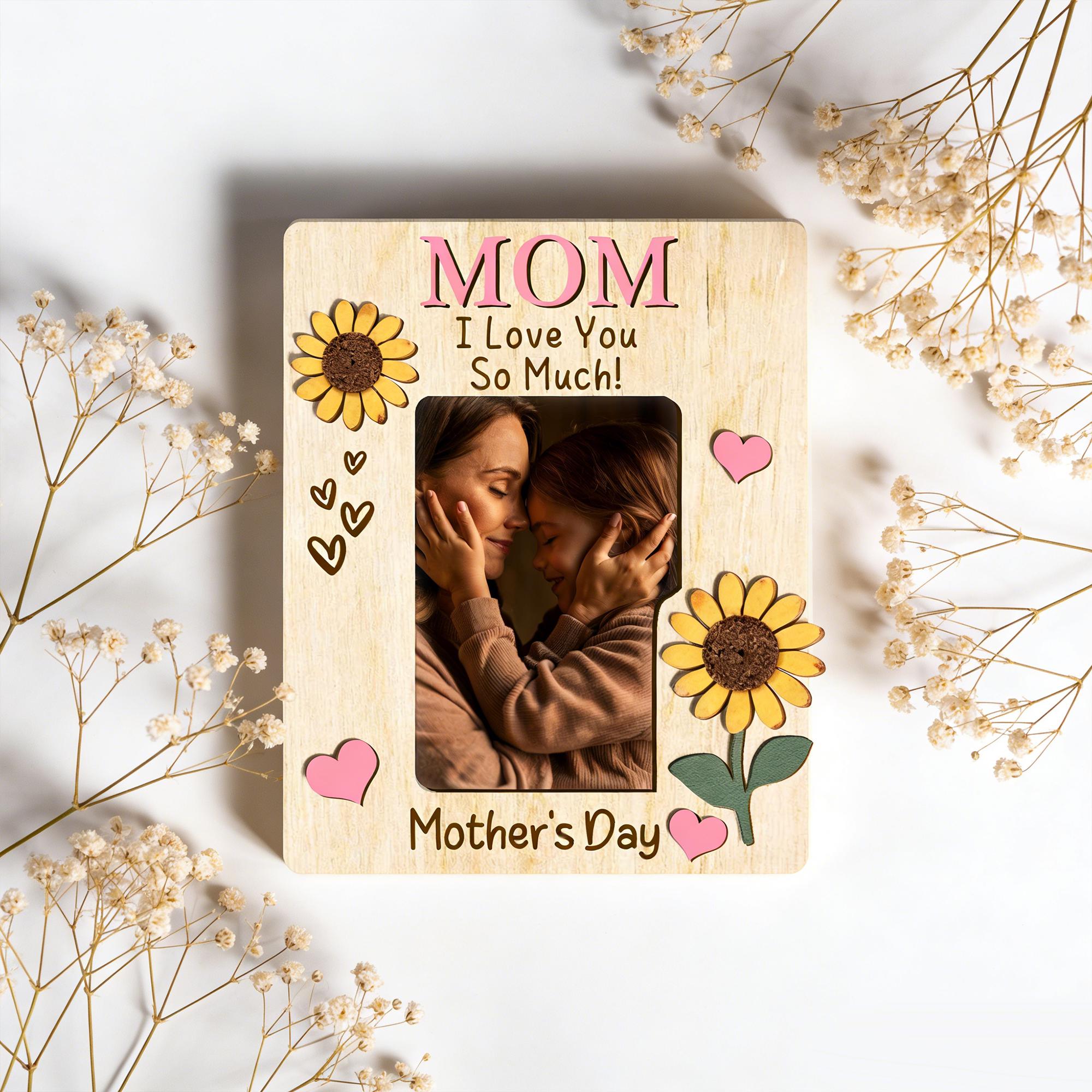 I Love You Photo Magnet _ Perfect Gift Photo Frame _ Gift for Mom _ Grandma _ Mothers Day Picture Frame _ Fridge Magnet _ Birthday Gifts