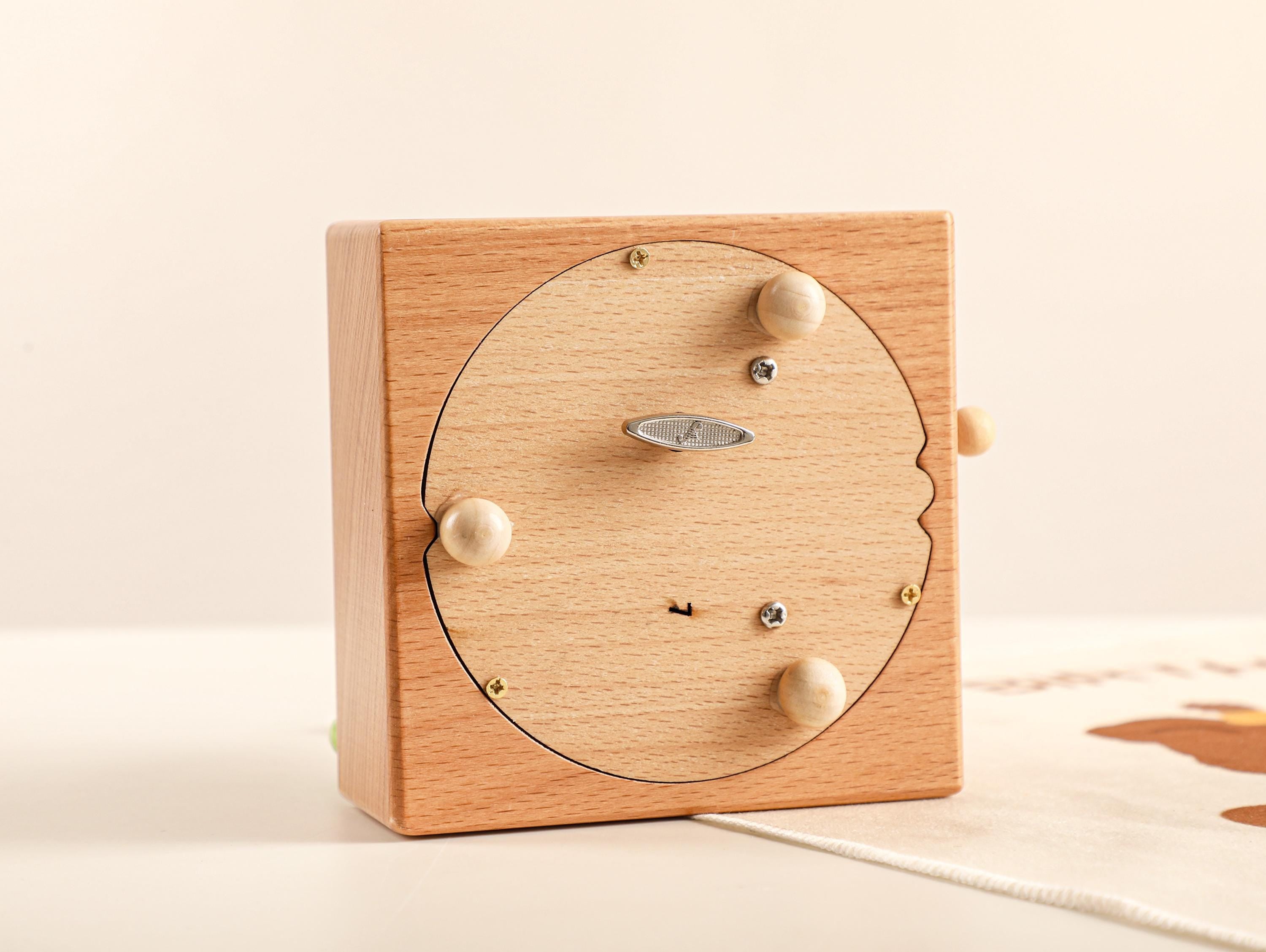 Luxury Castle Music Box, Wooden Music Box, Custom Wooden Handmade Music Box, 1st Birthday, Personalised Music Box Gift, Baby Gift