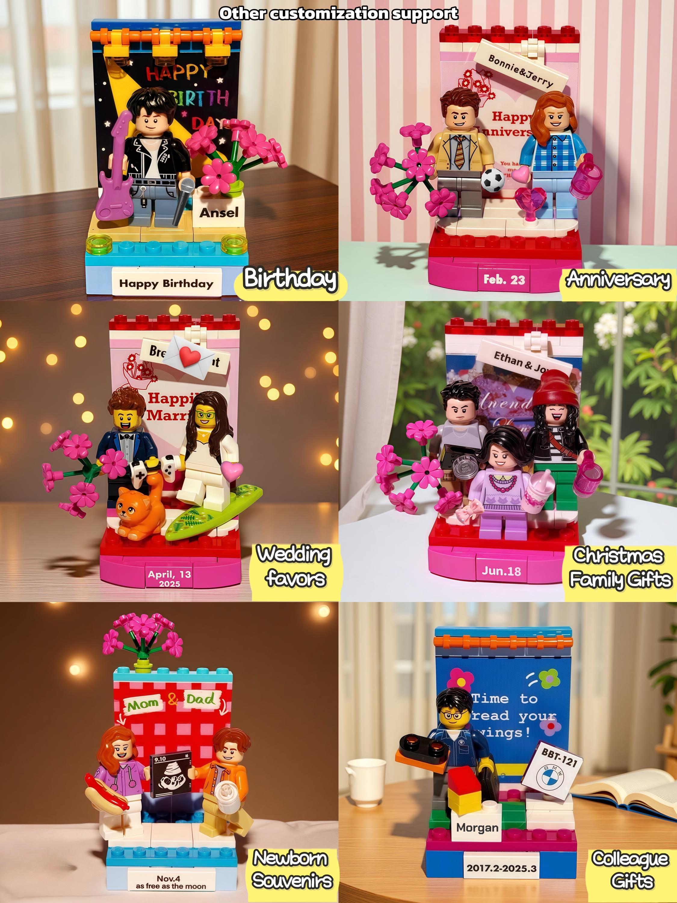 Personalised Graduation Figurine Gifts,Custom Text building blocks,Graduation Gift for Boyfriend,Son,Kids,friend,Desk decor,Eternal Keepsake