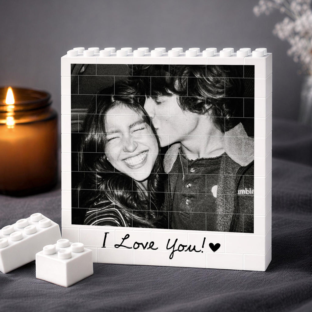 Custom Photo Building Blocks for Couple, Valentines Day Gift for Him, Gamer Boyfriend Valentines Gift, Gamer Husband Gift, Photo Puzzle Gift