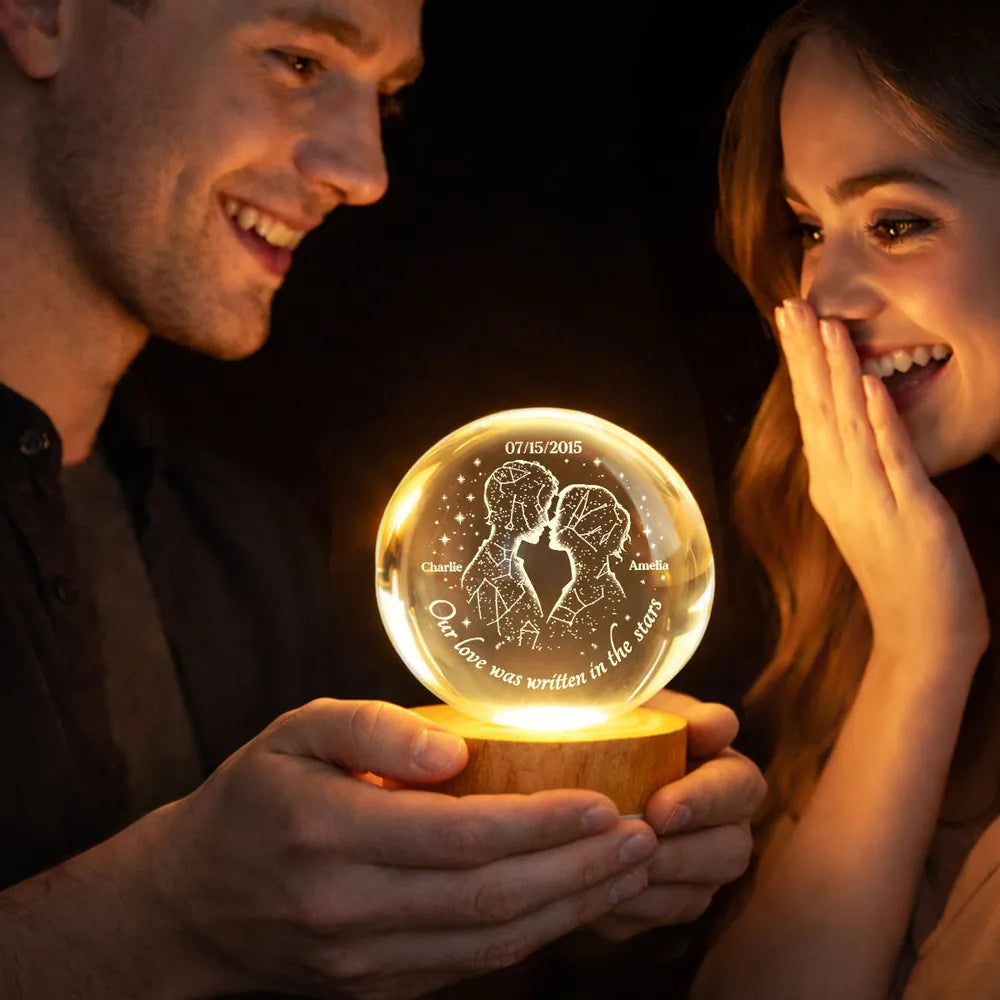 Our Love Was Written in the Stars Custom Star Map by Date, Personalized Magical Gift for Her/Him Birthday, Anniversary Memorial Keepsake Night Lamp Decor