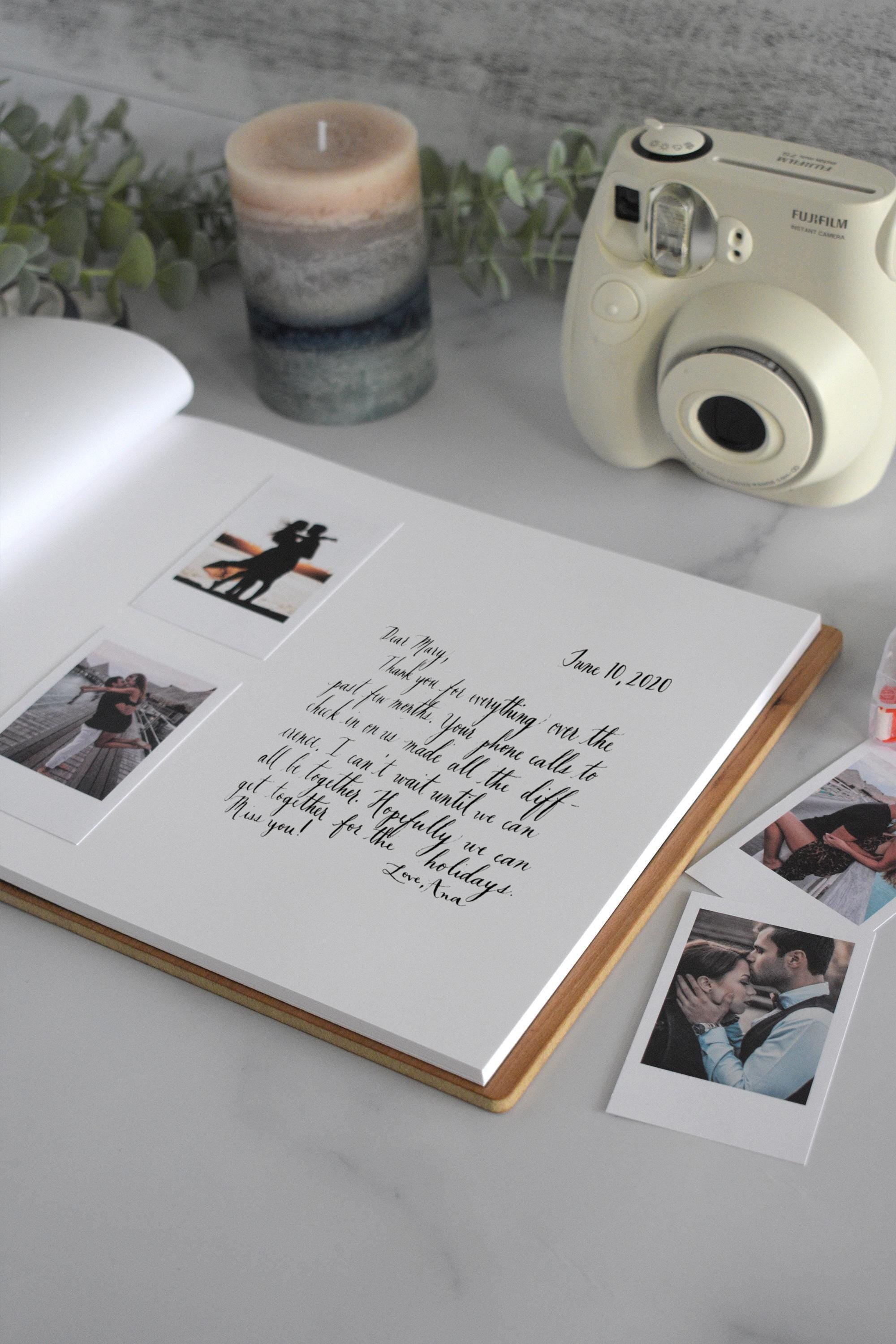 Personalized Anniversary Gifts for Him, Gifts for Her, One Year Anniversary Gift for Boyfriend, Couple Gifts, Anniversary Scrapbook Album